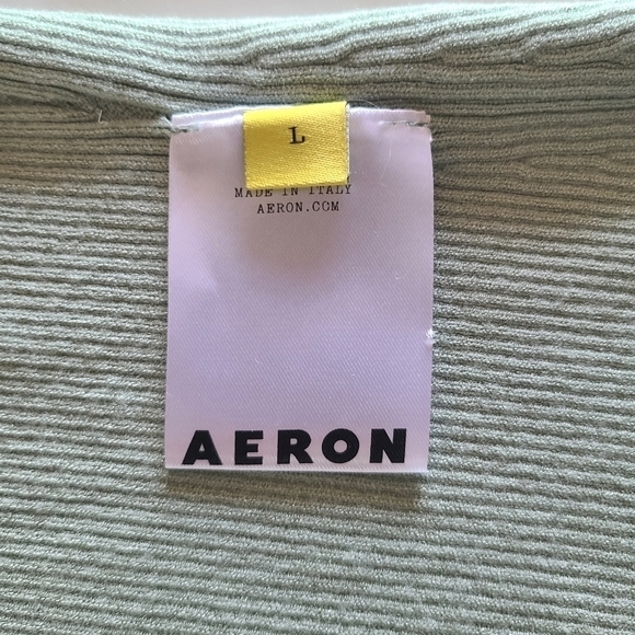 AERON Zero Ribbed Bodysuit, Size Large, Sage, NWT - Picture 15 of 16